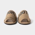 画像3: TIGHTBOOTH/BIG LABEL ROOM SANDAL（Khaki）［ルームサンダル-24夏］