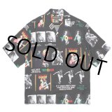 WACKO MARIA/BOB MARLEY / HAWAIIAN SHIRT（BLACK）［ハワイアンシャツ-24秋冬］