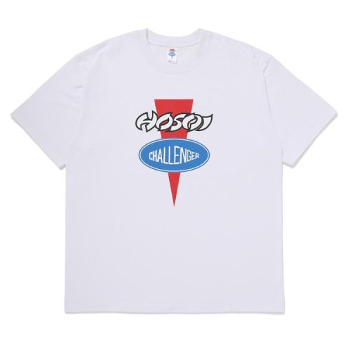 他の写真1: CHALLENGER/FRONT LOGO TEE（×HOSOI）（WHITE）［プリントT-24秋冬］