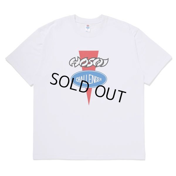 画像1: CHALLENGER/FRONT LOGO TEE（×HOSOI）（WHITE）［プリントT-24秋冬］