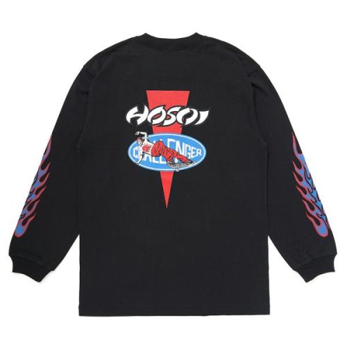 他の写真2: CHALLENGER/LOGO L/S TEE（×HOSOI）（BLACK）［プリント長袖T-24秋冬］