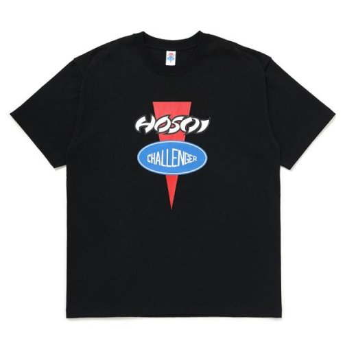 他の写真1: CHALLENGER/FRONT LOGO TEE（×HOSOI）（BLACK）［プリントT-24秋冬］