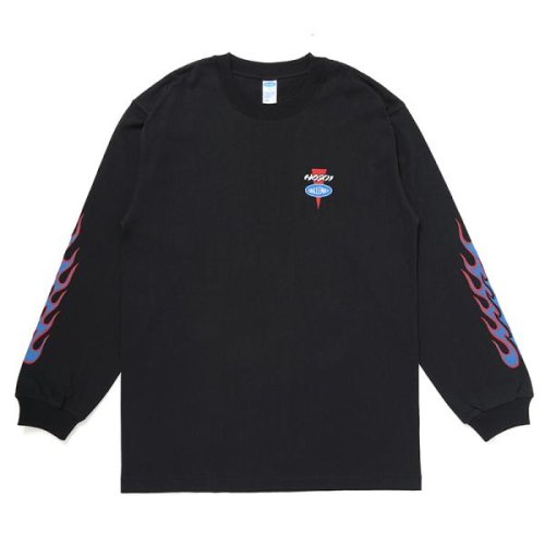 他の写真1: CHALLENGER/LOGO L/S TEE（×HOSOI）（BLACK）［プリント長袖T-24秋冬］