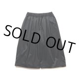 COOTIE PRODUCTIONS/Polyester Twill 2 Tuck Track Shorts（Black）［2タックトラックショーツ-24秋冬］