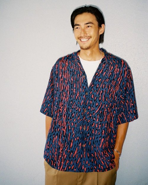 他の写真2: WACKO MARIA/LEOPARD HAWAIIAN SHIRT（BLUE）［レオパードハワイアンシャツ-24秋冬］