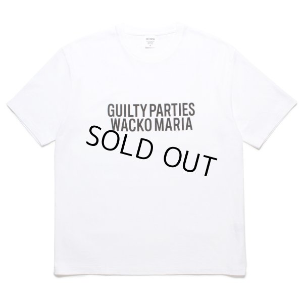 画像1: WACKO MARIA/WASHED HEAVY WEIGHT T-SHIRT（WHITE）［プリントT-24秋冬］