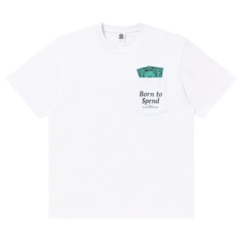 他の写真1: BlackEyePatch/BORN TO SPEND POCKET TEE（WHITE）