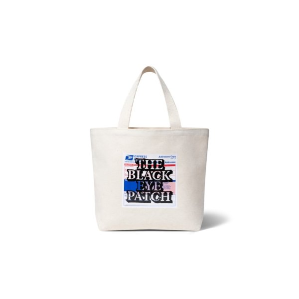 画像1: BlackEyePatch/PRIORITY LABEL MEDIUM TOTE（NATURAL）