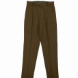 画像1: WACKO MARIA/PLEATED TROUSERS（BROWN）［ワンタックスラックス(TYPE-2)-24秋冬］ (1)