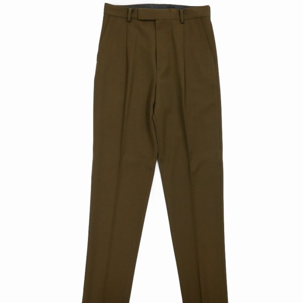 画像1: WACKO MARIA/PLEATED TROUSERS（BROWN）［ワンタックスラックス(TYPE-2)-24秋冬］