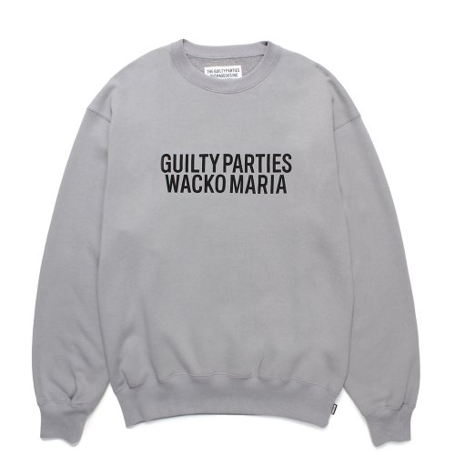 他の写真1: WACKO MARIA/MIDDLE WEIGHT CREW NECK SWEAT SHIRT（GRAY）［クルーネックスウェット-24秋冬］