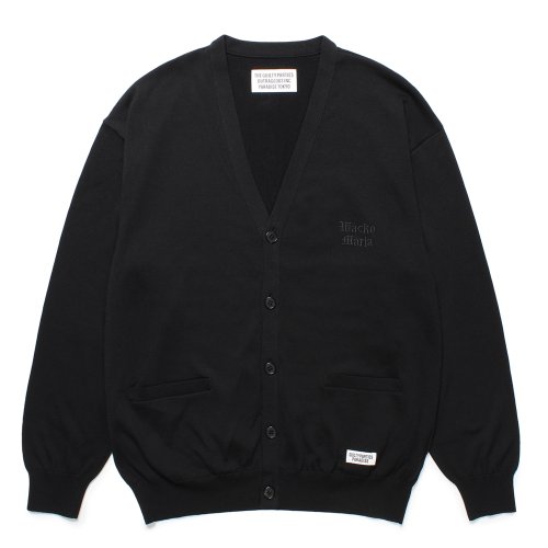 他の写真1: WACKO MARIA/COTTON KNIT CARDIGAN（BLACK）［コットンニットカーディガン-24秋冬］