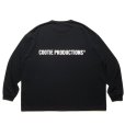 画像1: COOTIE PRODUCTIONS/Dry Tech Jersey Oversized L/S Tee（Black）［ドライテックオーバーサイズ長袖T-24秋冬］ (1)