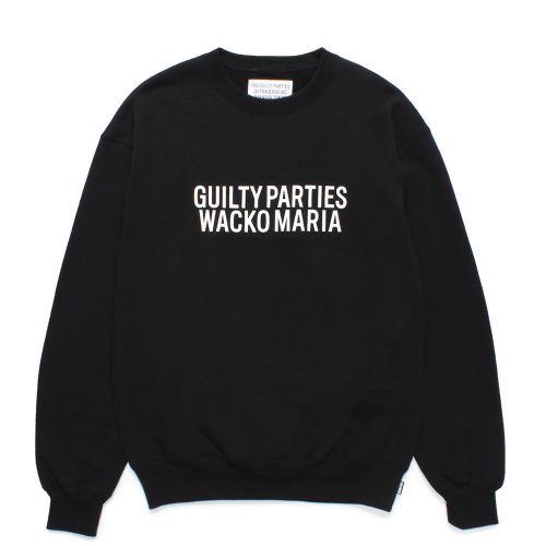 他の写真1: WACKO MARIA/MIDDLE WEIGHT CREW NECK SWEAT SHIRT（BLACK）［クルーネックスウェット-24秋冬］