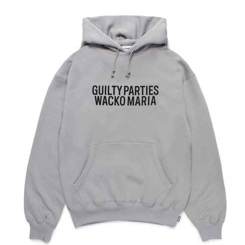 他の写真1: WACKO MARIA/MIDDLE WEIGHT PULL OVER HOODED SWEAT SHIRT（GRAY）［プルオーバーパーカー-24秋冬］