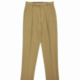 WACKO MARIA/PLEATED TROUSERS（BEIGE）［ワンタックスラックス(TYPE-2)-24秋冬］