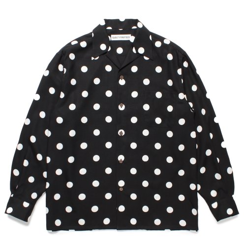 他の写真1: WACKO MARIA/DOTS HAWAIIAN SHIRT（BLACK）［ドットハワイアンシャツ-24秋冬］