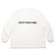 画像1: COOTIE PRODUCTIONS/Dry Tech Jersey Oversized L/S Tee（White）［ドライテックオーバーサイズ長袖T-24秋冬］ (1)