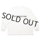 COOTIE PRODUCTIONS/Dry Tech Jersey Oversized L/S Tee（White）［ドライテックオーバーサイズ長袖T-24秋冬］