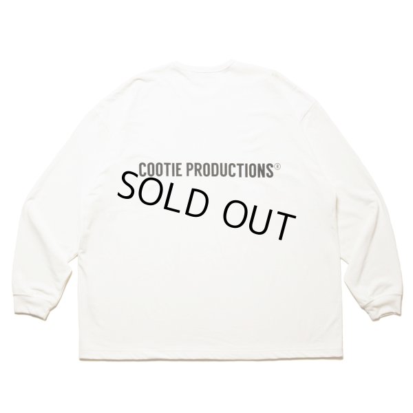 画像1: COOTIE PRODUCTIONS/Dry Tech Jersey Oversized L/S Tee（White）［ドライテックオーバーサイズ長袖T-24秋冬］