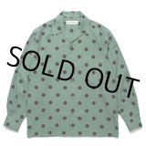 WACKO MARIA/DOTS HAWAIIAN SHIRT（GREEN）［ドットハワイアンシャツ-24秋冬］