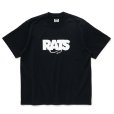 画像1: RATS/BOX LOGO WAY OF LIFE TEE（BLACK）［プリントT-24秋冬］ (1)