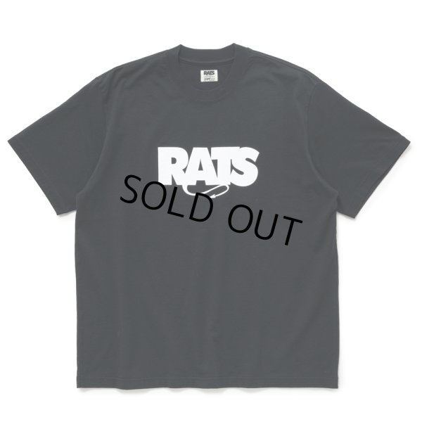 画像1: RATS/BOX LOGO WAY OF LIFE TEE（BLACK）［プリントT-24秋冬］