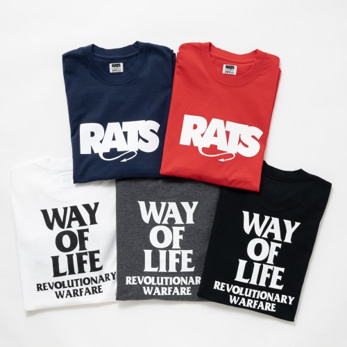 他の写真2: RATS/BOX LOGO WAY OF LIFE TEE（BLACK）［プリントT-24秋冬］