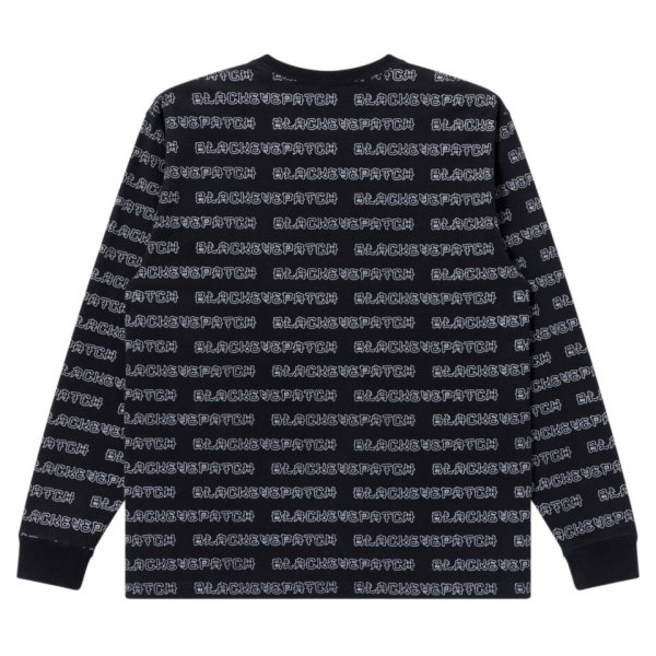 画像2: BlackEyePatch/KANJI BORDERED L/S TEE（BLACK）