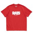 画像1: RATS/BOX LOGO WAY OF LIFE TEE（RED）［プリントT-24秋冬］ (1)