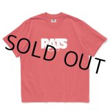 RATS/BOX LOGO WAY OF LIFE TEE（RED）［プリントT-24秋冬］