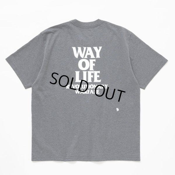 画像2: RATS/BOX LOGO WAY OF LIFE TEE（CHARCOAL）［プリントT-24秋冬］