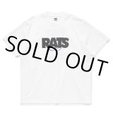 RATS/BOX LOGO WAY OF LIFE TEE（WHITE）［プリントT-24秋冬］