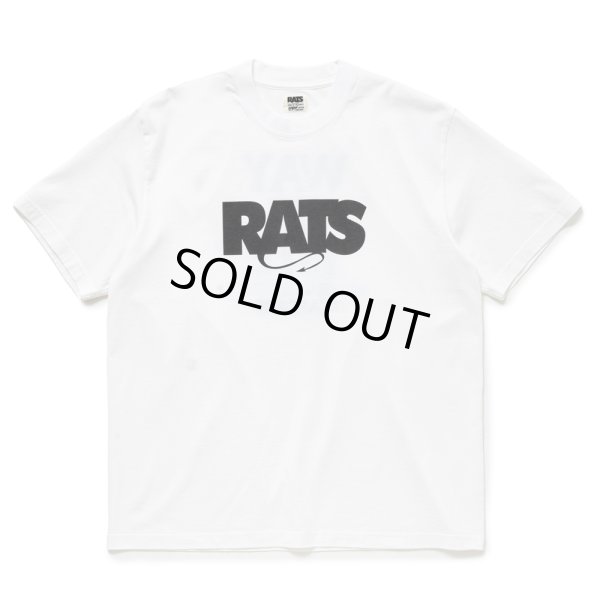 画像1: RATS/BOX LOGO WAY OF LIFE TEE（WHITE）［プリントT-24秋冬］