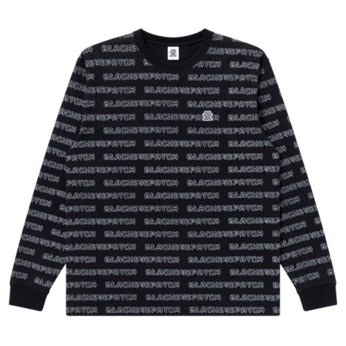 他の写真1: BlackEyePatch/KANJI BORDERED L/S TEE（BLACK）