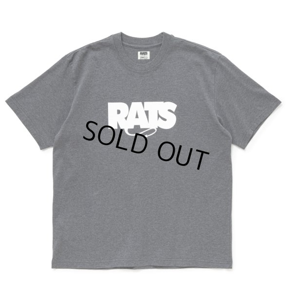 画像1: RATS/BOX LOGO WAY OF LIFE TEE（CHARCOAL）［プリントT-24秋冬］