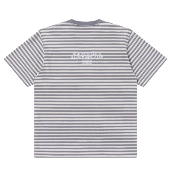 画像2: BlackEyePatch/STRIPED HWC LABEL TEE（MULTI）