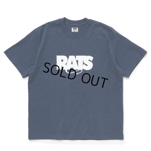 画像1: RATS/BOX LOGO WAY OF LIFE TEE（NAVY）［プリントT-24秋冬］