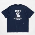 画像2: RATS/BOX LOGO WAY OF LIFE TEE（NAVY）［プリントT-24秋冬］ (2)