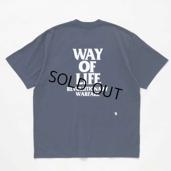 画像2: RATS/BOX LOGO WAY OF LIFE TEE（NAVY）［プリントT-24秋冬］