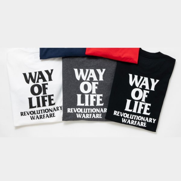 画像3: RATS/SCRIPT LOGO WAY OF LIFE TEE（BLACK）［プリントT-24秋冬］