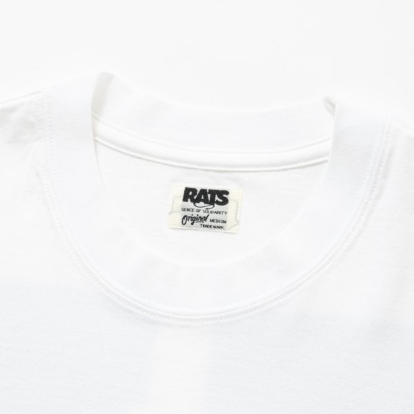 画像4: RATS/SCRIPT LOGO WAY OF LIFE TEE（WHITE）［プリントT-24秋冬］