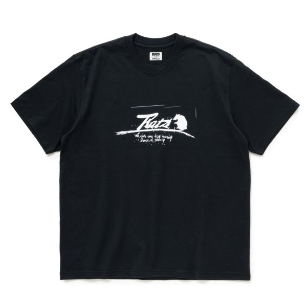 画像1: RATS/SCRIPT LOGO WAY OF LIFE TEE（BLACK）［プリントT-24秋冬］