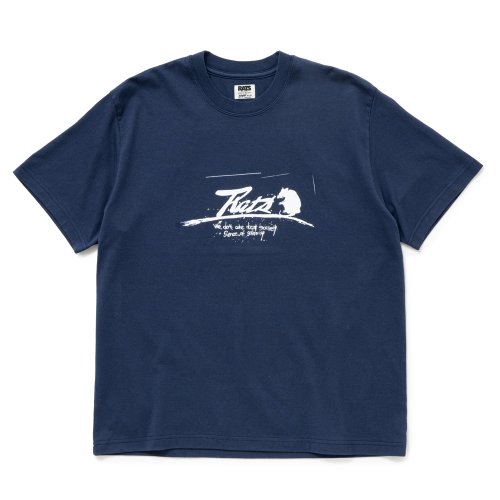 他の写真1: RATS/SCRIPT LOGO WAY OF LIFE TEE（NAVY）［プリントT-24秋冬］