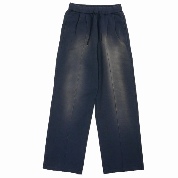 画像1: DAIRIKU/Waterproof Sunburn Sweater Pants（Vintage Navy）［ワイドスウェットパンツ-24秋冬］