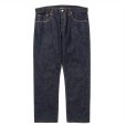 画像1: CALEE/VINTAGE REPRODUCT TAPERED DENIM PANTS ＜OW＞（INDIGO BLUE）［テーパードデニムパンツ-24秋冬］ (1)