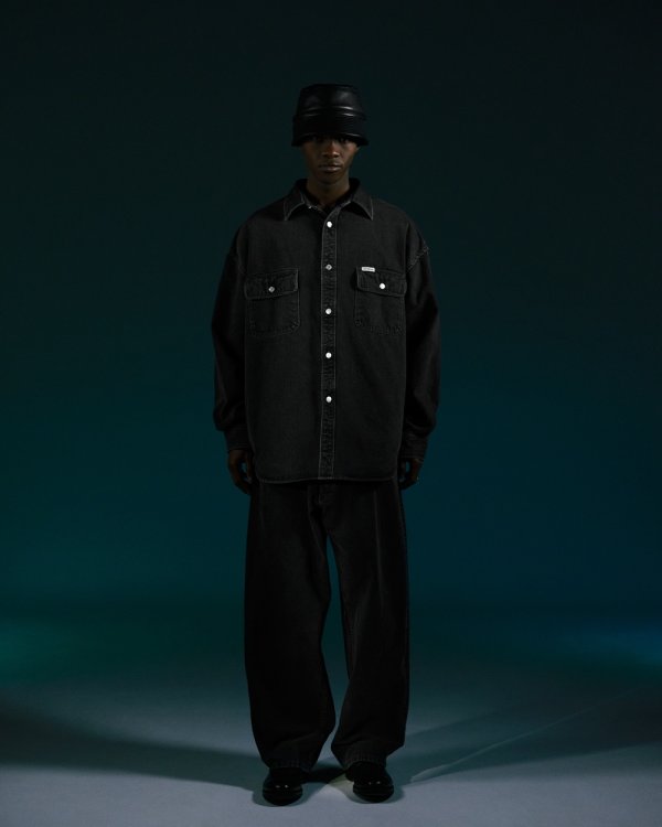 画像2: COOTIE PRODUCTIONS/10.5oz Denim 5 Pocket Easy Baggy Pants（Black Fade）［デニムイージーバギーパンツ-24秋冬］