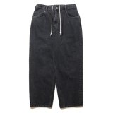 COOTIE PRODUCTIONS/10.5oz Denim 5 Pocket Easy Baggy Pants（Black Fade）［デニムイージーバギーパンツ-24秋冬］