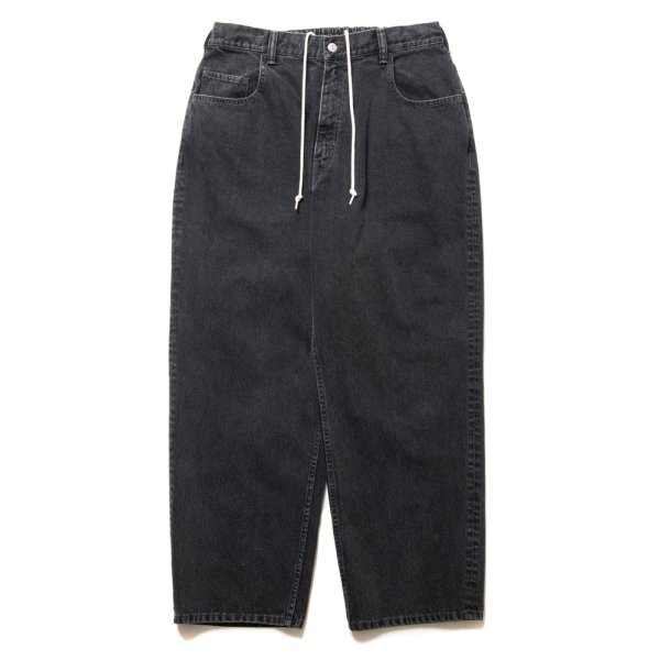 画像1: COOTIE PRODUCTIONS/10.5oz Denim 5 Pocket Easy Baggy Pants（Black Fade）［デニムイージーバギーパンツ-24秋冬］