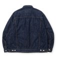 画像2: CALEE/VINTAGE REPRODUCT 3RD TYPE DENIM JACKET ＜OW＞（INDIGO BLUE）［3rdタイプデニムJKT-24秋冬］ (2)